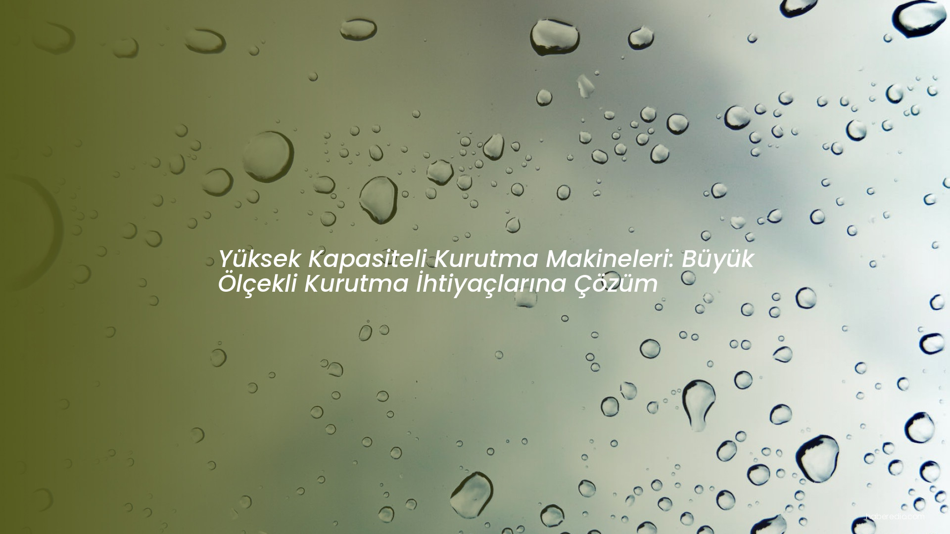 Yüksek Kapasiteli Kurutma Makineleri: Büyük Ölçekli Kurutma İhtiyaçlarına Çözüm Yüksek Kapasiteli Kurutma Makineleri: Büyük Ölçekli Kurutma İhtiyaçlarına Çözüm