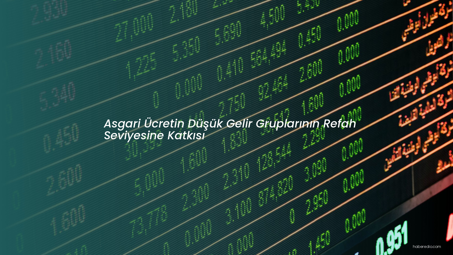 Asgari Ücretin Düşük Gelir Gruplarının Refah Seviyesine Katkısı Asgari Ücretin Düşük Gelir Gruplarının Refah Seviyesine Katkısı
