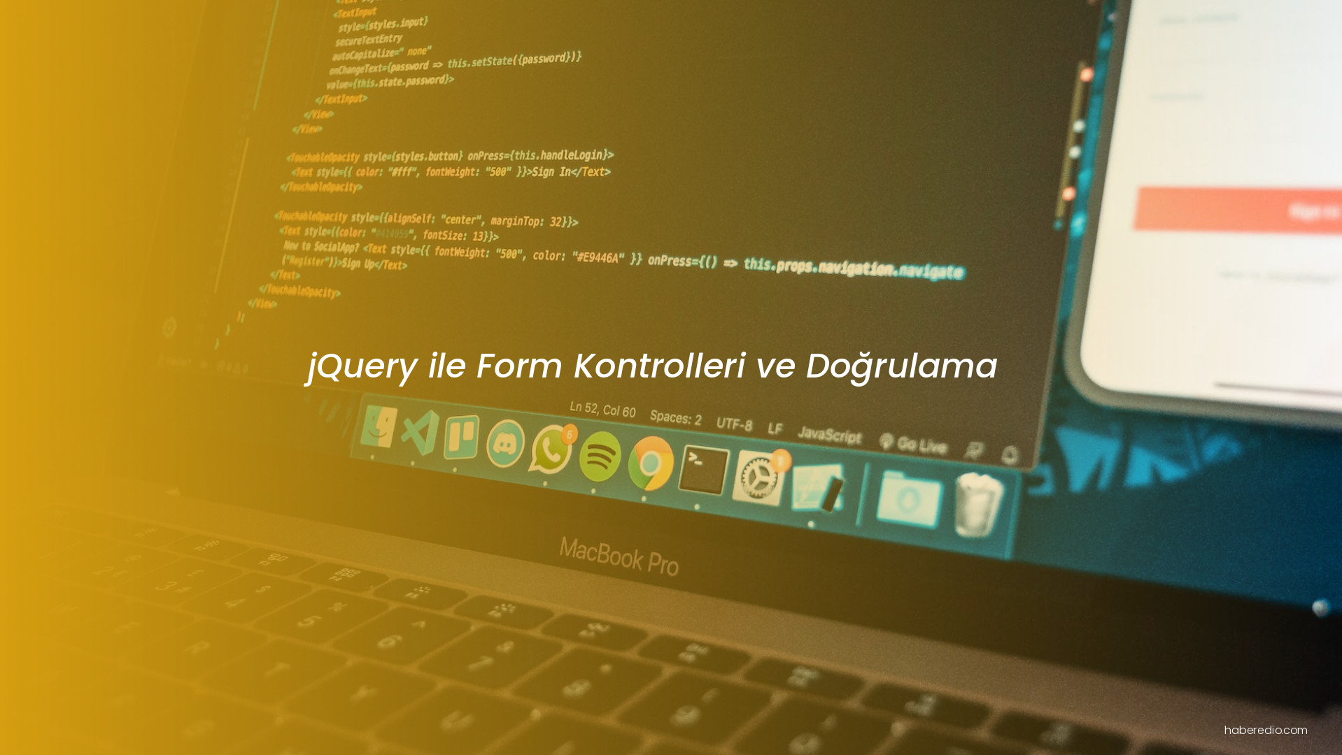 jQuery ile Form Kontrolleri ve Doğrulama