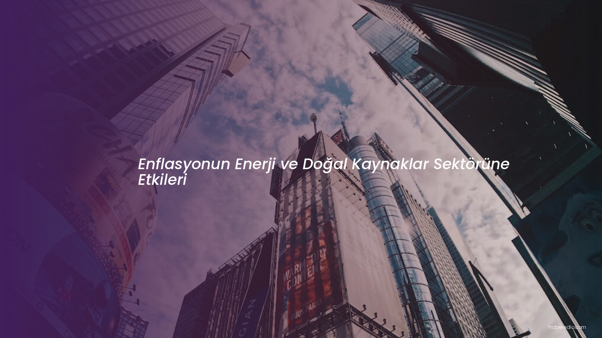 Enflasyonun Enerji ve Doğal Kaynaklar Sektörüne Etkileri Enflasyonun Enerji ve Doğal Kaynaklar Sektörüne Etkileri