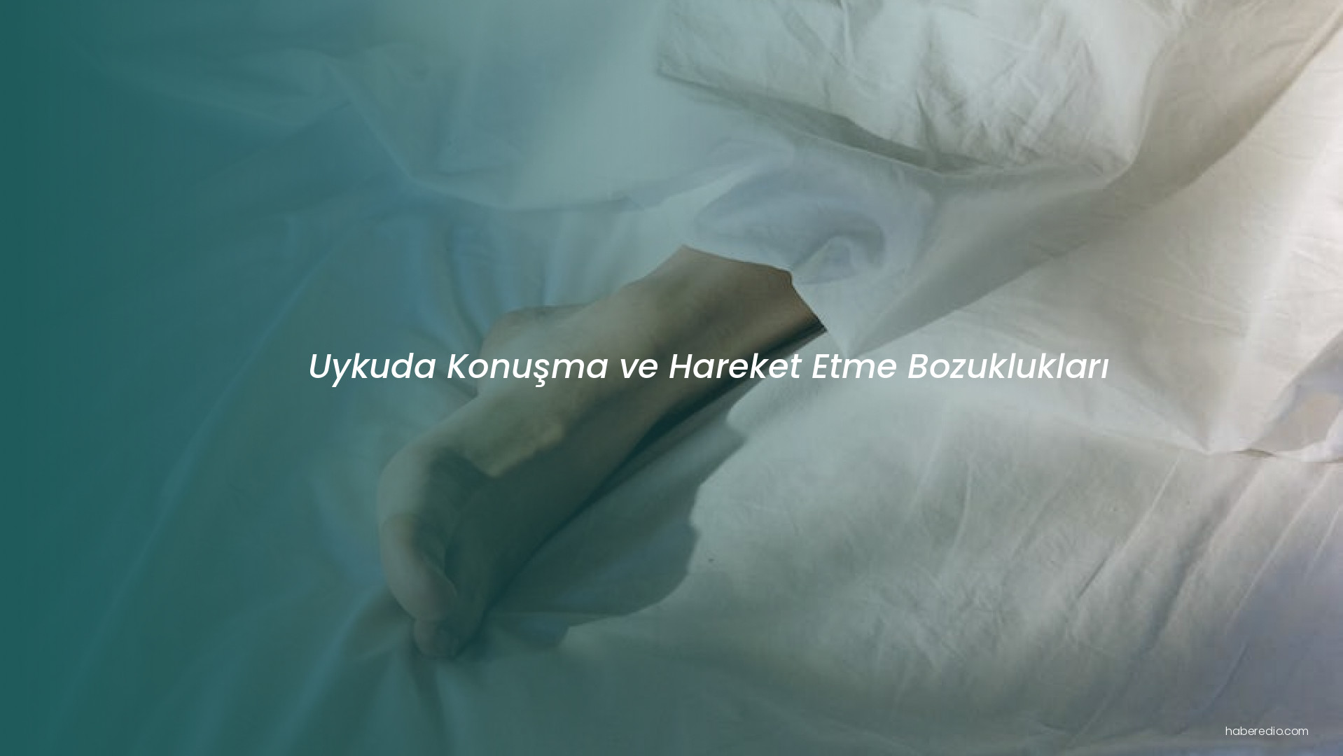 Uykuda Konuşma ve Hareket Etme Bozuklukları Uykuda Konuşma ve Hareket Etme Bozuklukları